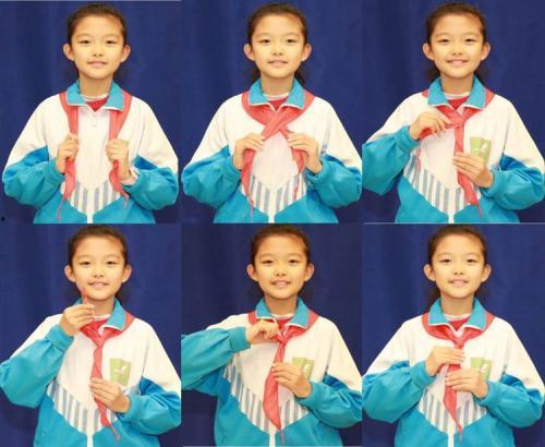 系红领巾的视频,系红领巾的庄严时刻